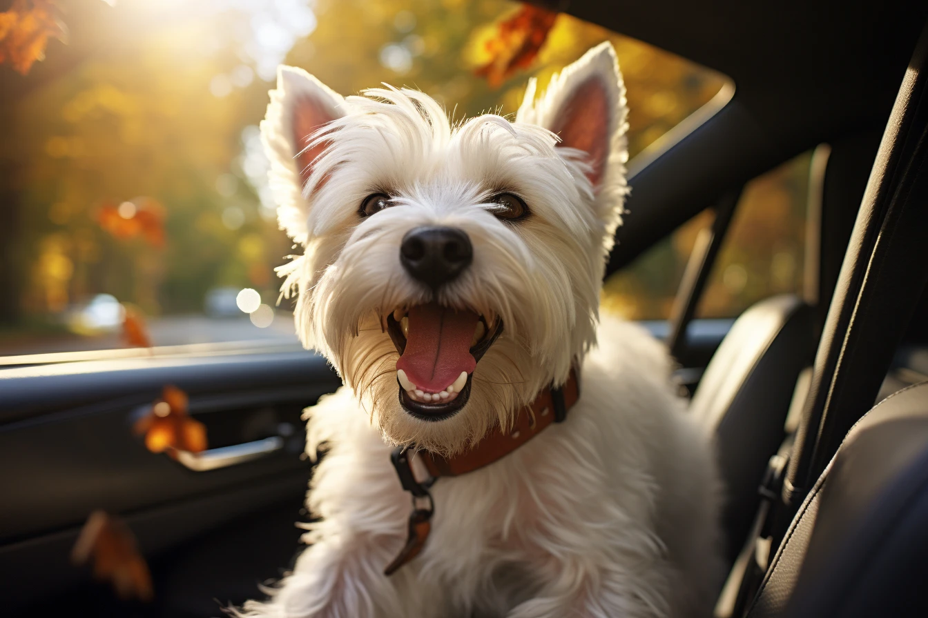 Dodge Durango Dog Car Seat for West Highland White Terriers